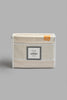 Beige 2-Piece Duvet Cover Set With Lace (Single Size)