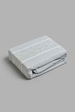 Load image into Gallery viewer, Redtag-Grey-2-Pieces-Duvet-Cover-Set-With-Lace-(Single-Size)-Duvet-Covers-Home-Bedroom-
