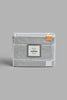 Redtag-Grey-2-Pieces-Duvet-Cover-Set-With-Lace-(Single-Size)-Duvet-Covers-Home-Bedroom-