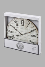 Load image into Gallery viewer, Redtag-Beige-Roman-Classic-Wall-Clock-Colour:Beige,-Filter:Home-Decor,-HMW-HOM-Wall-Clock,-New-In,-New-In-HMW-HOM,-Non-Sale,-S22A,-Section:Homewares-Home-Decor-
