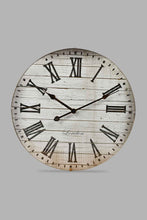 Load image into Gallery viewer, Redtag-Beige-Roman-Classic-Wall-Clock-Colour:Beige,-Filter:Home-Decor,-HMW-HOM-Wall-Clock,-New-In,-New-In-HMW-HOM,-Non-Sale,-S22A,-Section:Homewares-Home-Decor-
