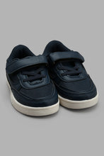 Load image into Gallery viewer, Redtag-Navy-Velcro-Strap-Sneaker-Sneakers-Infant-Boys-1 to 3 Years
