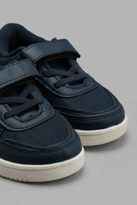 Redtag-Navy-Velcro-Strap-Sneaker-Sneakers-Infant-Boys-1 to 3 Years