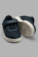 Load image into Gallery viewer, Redtag-Navy-Velcro-Strap-Sneaker-Sneakers-Infant-Boys-1 to 3 Years
