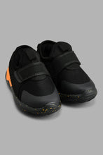 Load image into Gallery viewer, Redtag-Black-Polka-Dot-Sole-Slip-On-Trainer-Colour:Black,-Filter:Boys-Footwear-(1-to-3-Yrs),-INB-Casual-Shoes,-New-In,-New-In-INB-FOO,-Non-Sale,-S22A,-Section:Kidswear-Infant-Boys-1 to 3 Years
