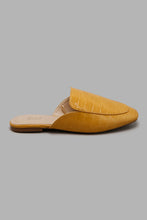 Load image into Gallery viewer, Redtag-Mustard-Croc-Effect-Mule-Character,-Colour:Mustard,-Filter:Women&#39;s-Footwear,-New-In,-New-In-Women-FOO,-Non-Sale,-S22A,-Women-Casual-Shoes-Women&#39;s-
