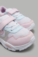 Load image into Gallery viewer, Redtag-Lilac-Multi-Piece-Trainer-Colour:Lilac,-Filter:Girls-Footwear-(1-to-3-Yrs),-ING-Casual-Shoes,-New-In,-New-In-ING-FOO,-Non-Sale,-S22A,-Section:Kidswear-Infant-Girls-1 to 3 Years
