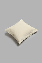 Load image into Gallery viewer, Redtag-Beige-Textured-Net-Stripe-Cushion-BED-PHANTASMAGORIA-3,-Colour:Beige,-Filter:Home-Bedroom,-HMW-BED-Cushions,-New-In,-New-In-HMW-BED,-Non-Sale,-S22A,-Section:Homewares-Home-Bedroom-
