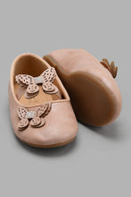 Load image into Gallery viewer, Redtag-Pale-Pink-Butterfly-Trim-Ballerina-Ballerinas-Infant-Girls-1 to 3 Years
