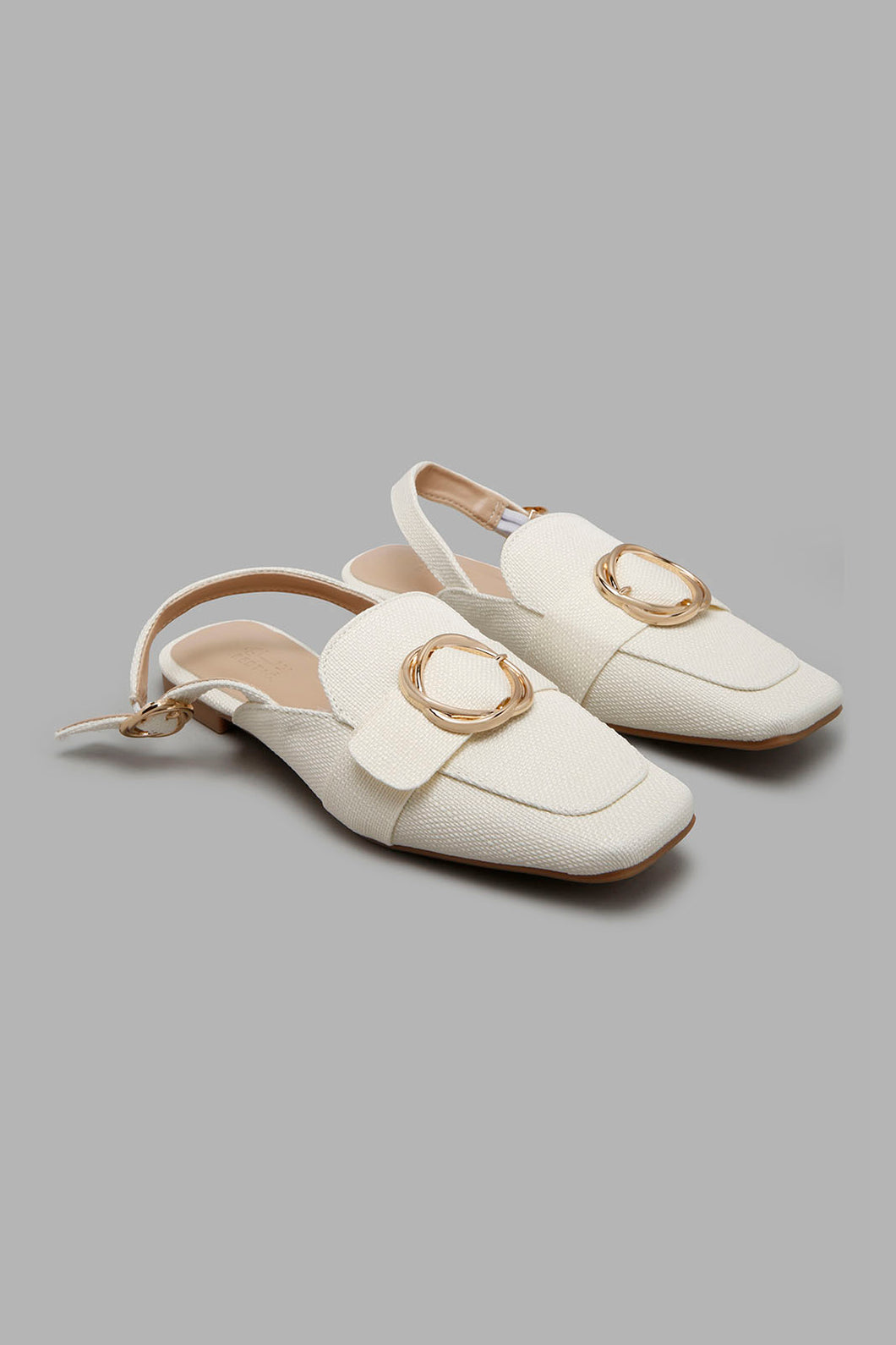 Redtag-Natural-Slingback-Loafer-With-Trim-Colour:Beige,-Filter:Women's-Footwear,-New-In,-New-In-Women-FOO,-Non-Sale,-S22A,-Section:Women,-Women-Casual-Shoes-Women's-