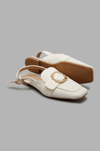 Load image into Gallery viewer, Redtag-Natural-Slingback-Loafer-With-Trim-Colour:Beige,-Filter:Women&#39;s-Footwear,-New-In,-New-In-Women-FOO,-Non-Sale,-S22A,-Section:Women,-Women-Casual-Shoes-Women&#39;s-
