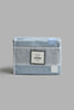 Redtag-Blue-3-Pieces-Duvet-Cover-Set-With-Lace-(Double-Size)-Duvet-Covers-Home-Bedroom-