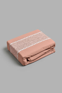 Redtag-Pink-2-Pieces-Duvet-Cover-Set-With-Lace-(Single-Size)-Duvet-Covers-Home-Bedroom-