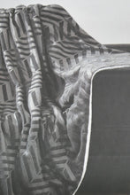 تنزيل الصورة على معرض الصور، Redtag-Grey-Textured-Velvet-&amp;-Sherpa-Reversible-Throw-Throws-Home-Bedroom-
