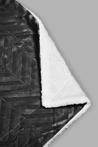 Redtag-Grey-Textured-Velvet-&-Sherpa-Reversible-Throw-Throws-Home-Bedroom-