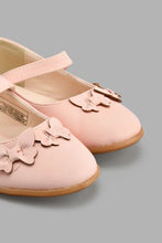 Load image into Gallery viewer, Redtag-Pale-Pink-Butterfly-Trim-Ballerina-Colour:Pink,-Filter:Girls-Footwear-(1-to-3-Yrs),-ING-Casual-Shoes,-New-In,-New-In-ING-FOO,-Non-Sale,-S22A,-Section:Kidswear-Infant-Girls-1 to 3 Years
