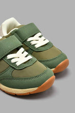 Load image into Gallery viewer, Redtag-Green-Velcro-Strap-Trainer-Colour:Green,-Filter:Boys-Footwear-(1-to-3-Yrs),-INB-Casual-Shoes,-New-In,-New-In-INB-FOO,-Non-Sale,-S22A,-Section:Kidswear-Infant-Boys-1 to 3 Years
