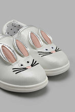 Load image into Gallery viewer, Redtag-White-Bunny-Plimsolls-Plimsolls-Infant-Girls-1 to 3 Years
