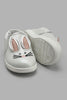 Redtag-White-Bunny-Plimsolls-Plimsolls-Infant-Girls-1 to 3 Years