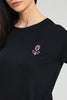 Black Printed T-Shirt