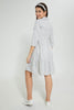 Redtag-White/Purple-Ditsy-Print-Shirt-Dress-Dresses-Senior-Girls-9 to 14 Years