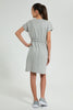 Redtag-Grey/White/Black-Sporty-Colorblocking-Knitted-Dress-Dresses-Senior-Girls-9 to 14 Years