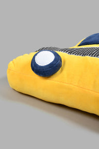 Redtag-Yellow-Car-Kids-Cushion-Kids-Cushions-Home-Bedroom-