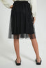 Redtag-Black-Tulle-Skirt-With-Flock-Skirts-Senior-Girls-9 to 14 Years