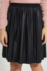 Redtag-Black-Pu-Pleated-Skirt-Skirts-Senior-Girls-9 to 14 Years