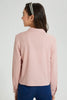 Redtag-Pink-Twill-Crop-Shirt-Blouses-Senior-Girls-9 to 14 Years