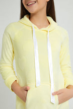 تنزيل الصورة على معرض الصور، Redtag-Yellow-Heart-Microfleece-Hooded-Night-Dress-Nightshirts-Senior-Girls-9 to 14 Years
