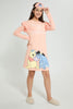 Redtag-Pink-Winne-The-Pooh-Night-Dress-With-Eye-Mask-Nightshirts-Senior-Girls-9 to 14 Years