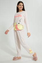 Load image into Gallery viewer, Redtag-Pink-Polka-Dots-Winne-The-Pooh-Pajama-Sets-Pyjama-Sets-Senior-Girls-9 to 14 Years
