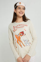Load image into Gallery viewer, Redtag-Beige-Bambi-Pajama-Sets-Pyjama-Sets-Senior-Girls-9 to 14 Years
