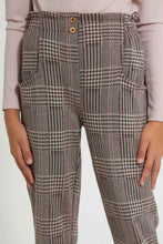 تنزيل الصورة على معرض الصور، Redtag-Beige/Pink-Plaid-Trouser-Cargo-Pants-Senior-Girls-9 to 14 Years

