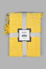 Redtag-Yellow/White-Texture-Throw-Throws-Home-Bedroom-