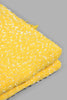 Redtag-Yellow/White-Texture-Throw-Throws-Home-Bedroom-