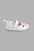 Redtag-White-Pram-Shoe-Pumps-Baby-0 to 18 Months