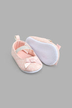 Load image into Gallery viewer, Redtag-Pale-Pink-Pram-Shoe-Colour:Pink,-Filter:Baby-Footwear-(0-to-18-Mths),-NBF-Casual-Shoes,-New-In,-New-In-NBF-FOO,-Non-Sale,-S22B,-Section:Kidswear-Baby-0 to 18 Months
