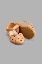 Load image into Gallery viewer, Redtag-Beige-Floral-Laser-Cut-Colour:Beige,-Filter:Girls-Footwear-(1-to-3-Yrs),-ING-Casual-Shoes,-New-In,-New-In-ING-FOO,-Non-Sale,-S22A,-Section:Kidswear-Infant-Girls-1 to 3 Years
