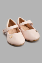 Load image into Gallery viewer, Redtag-Pale-Pink-Heart-Laser-Cut-Ballerina-Ballerinas-Infant-Girls-1 to 3 Years
