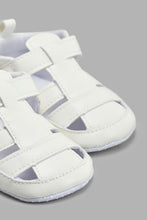 Load image into Gallery viewer, Redtag-White-Pram-Shoe-Pumps-Baby-0 to 18 Months
