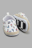 Redtag-Cream-Pram-Shoe-Pumps-Baby-0 to 18 Months