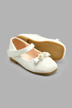 Load image into Gallery viewer, Redtag-Cream-Pearl-Trim-Ballerina-Ballerinas-Infant-Girls-1 to 3 Years
