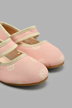 Load image into Gallery viewer, Redtag-Pink-Floral-Trim-Ballerina-Ballerinas-Infant-Girls-1 to 3 Years
