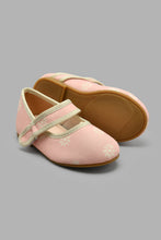 Load image into Gallery viewer, Redtag-Pink-Floral-Trim-Ballerina-Ballerinas-Infant-Girls-1 to 3 Years
