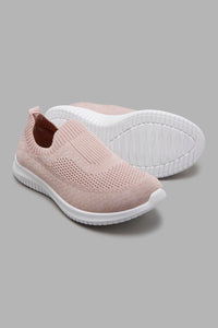 Redtag-Pink-Slip-On-Sneaker-Character,-Colour:Pink,-Filter:Women's-Footwear,-New-In,-New-In-Women-FOO,-Non-Sale,-S22A,-Women-Trainers-Women's-