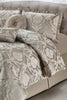 Redtag-Beige-Jacquard-7-Piece-Comforter-Set-(King-Size)-Comforters-Home-Bedroom-
