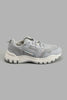 Redtag-Grey-Lace-Up-Sneaker-With-Animal-Print-Inlay-Colour:Grey,-Filter:Women's-Footwear,-New-In,-New-In-Women-FOO,-Non-Sale,-S22A,-Section:Women,-Women-Trainers-Women's-