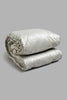 Redtag-Beige-Metalic-Jacquard-7-Piece-Comforter-Set-(King-Size)-Comforters-Home-Bedroom-